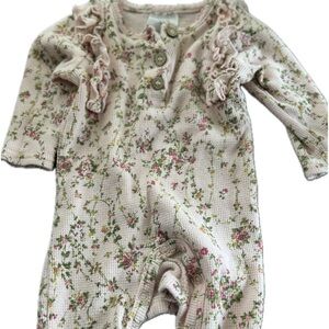 Laura Ashley baby girl romper, size 3-6M